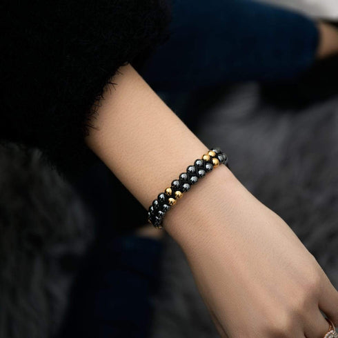 Or | Hématite | Bracelet Vitalité